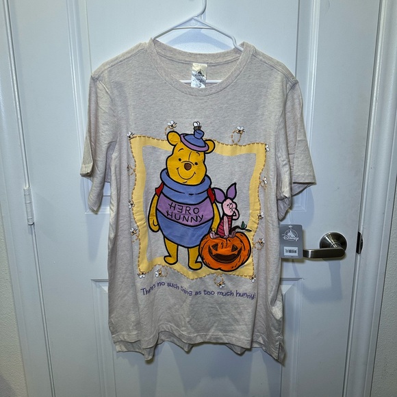 Disney Tops - NWT Disney Winnie the Pooh and Piglet Halloween Embroidered T-Shirt for Women